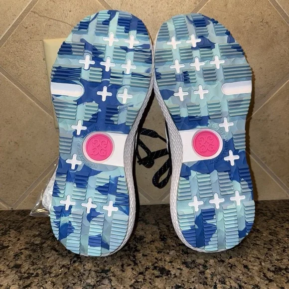 NWT GFORE MG4X2 Debossed Hybrid Golf Cross Trainer Skulls Womens 9 Twilight Blue - Picture 9 of 11